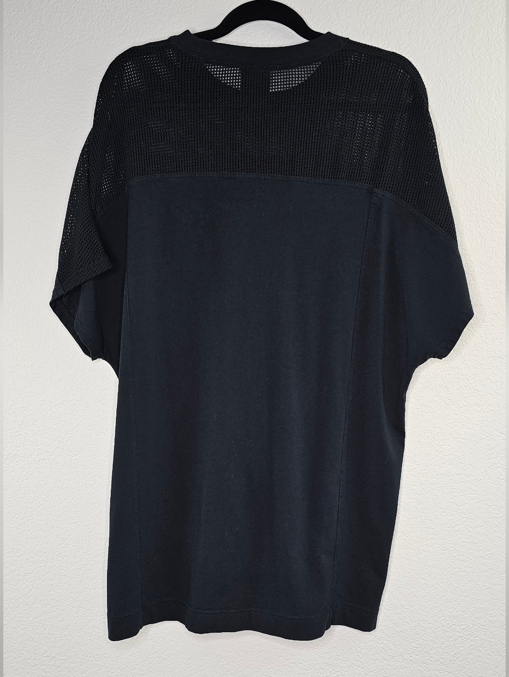Nike Mesh Cotton Black Shirt Dress XL - Picture 4 of 6